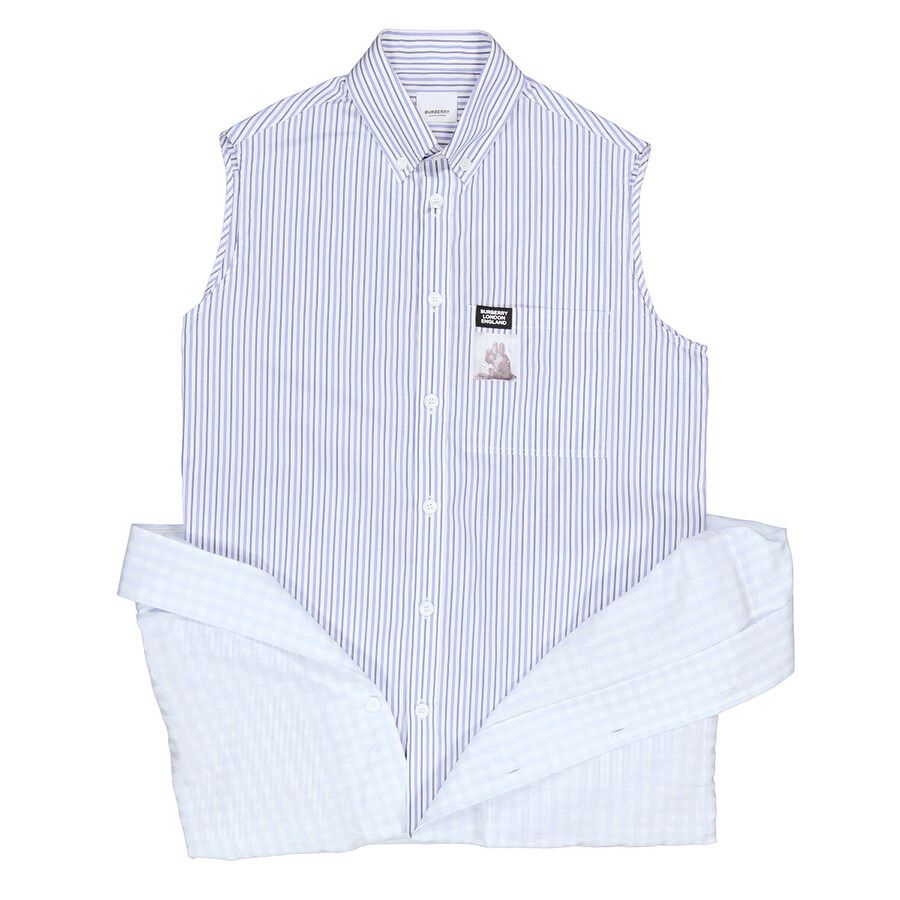 Burberry Gingham Check Print Oversized Shirt - 7