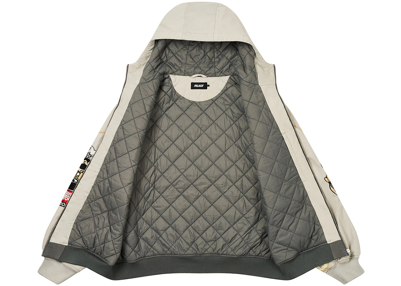Palace Pasta Jacket Concrete Gray - 2