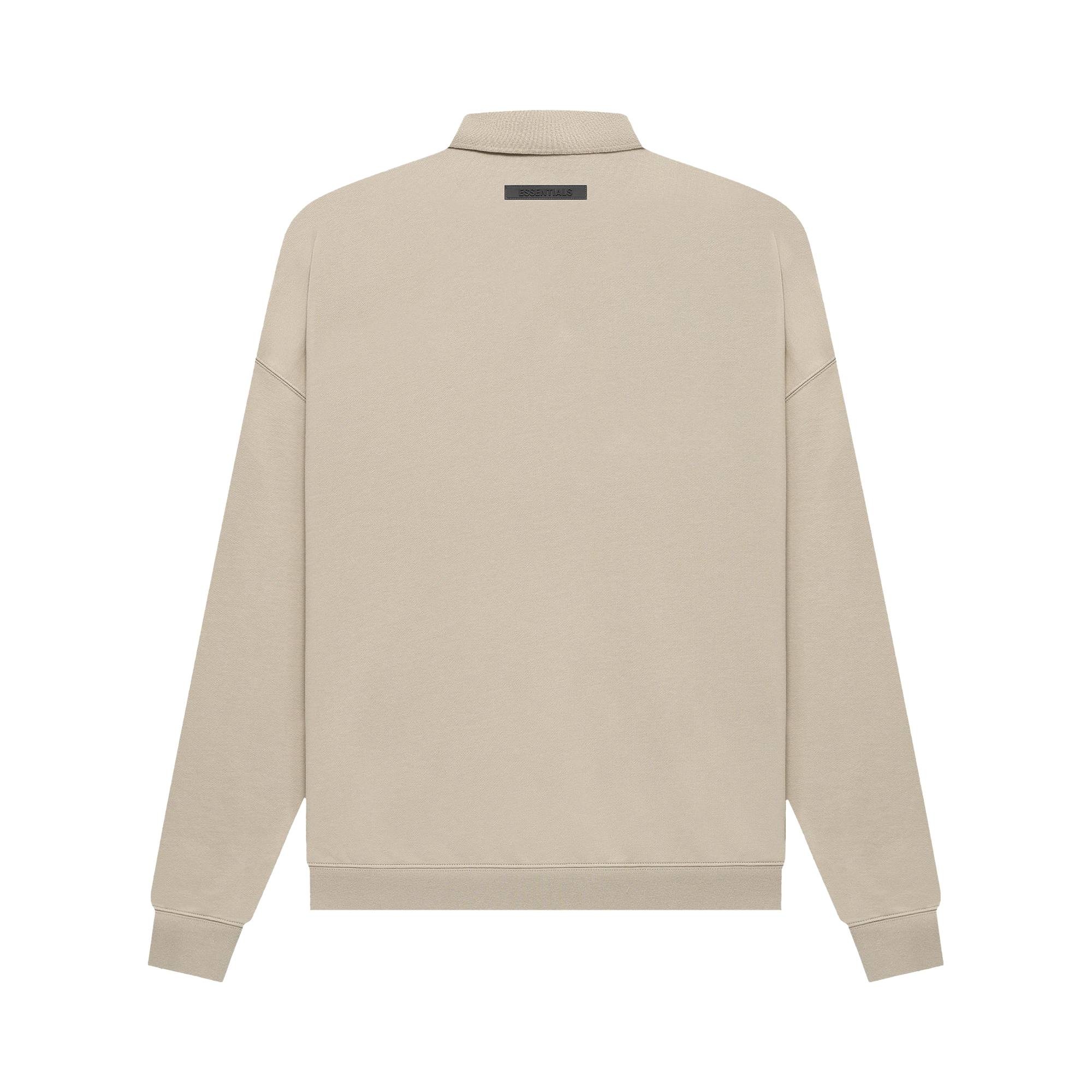 Fear of God Essentials Long-Sleeve Polo 'String' - 2