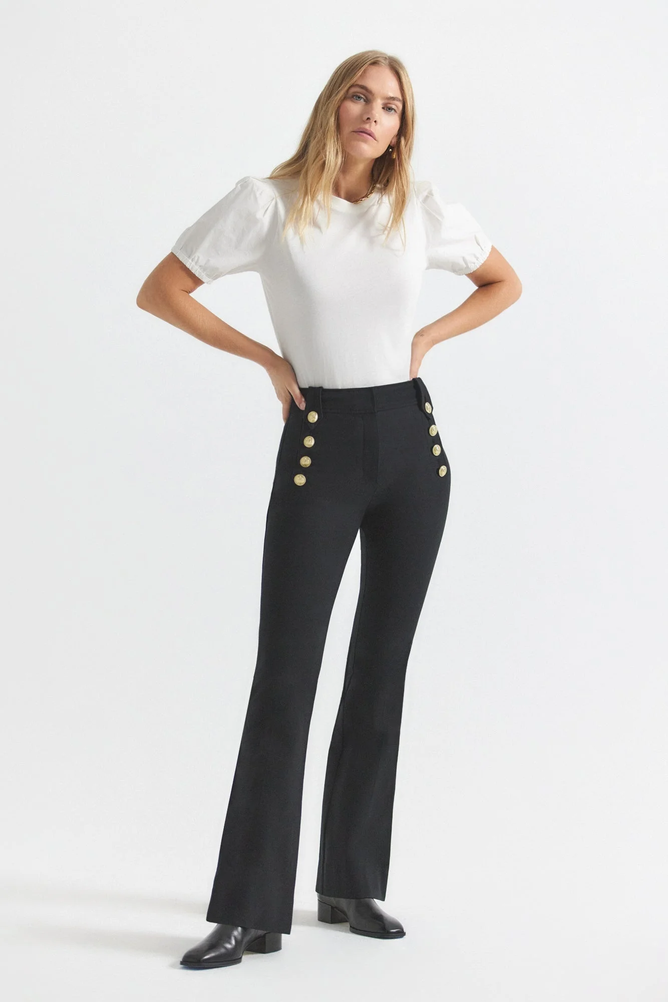 ROBERTSON FLARE TROUSERS - 1