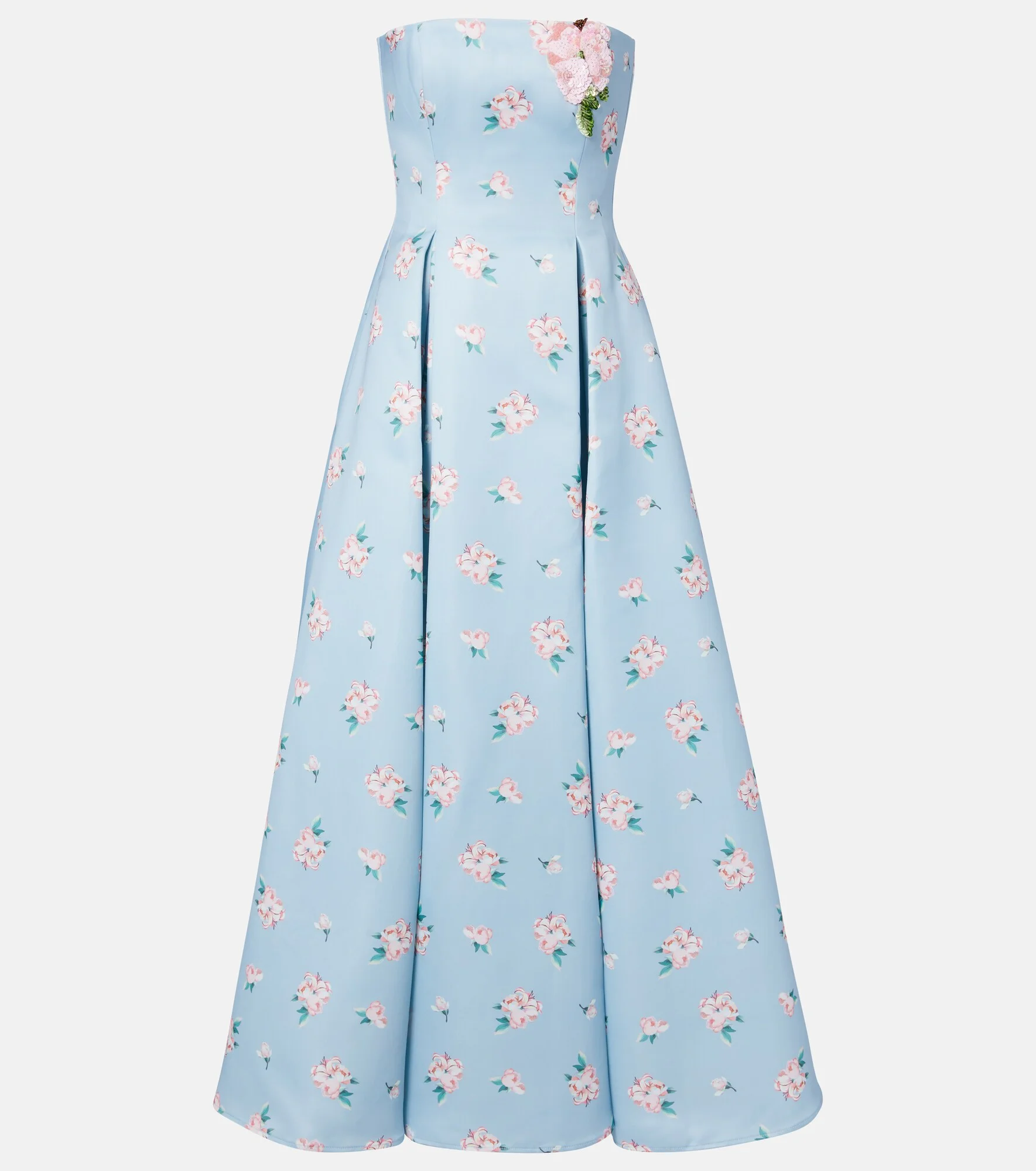 Nora floral bustier gown - 1