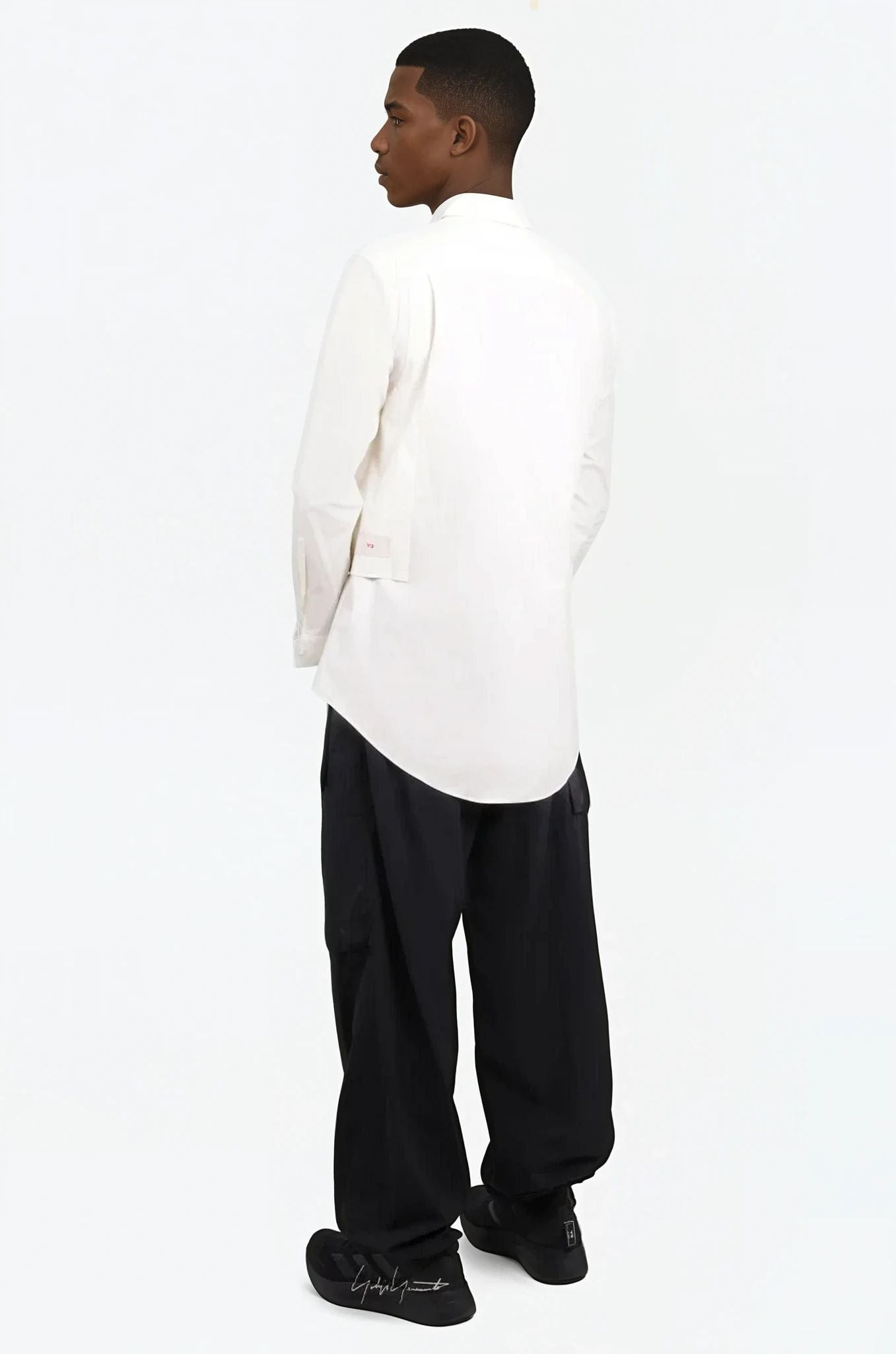 RELAXED BUTTON DOWN SHIRT | OFF WHITE - 3