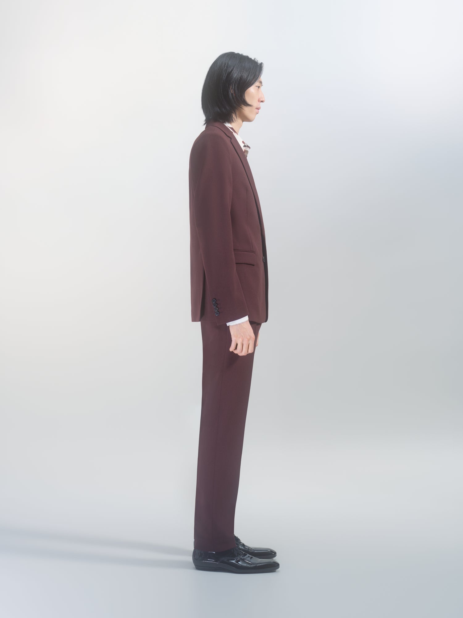 SLIM FIT WOOL SUIT - 3