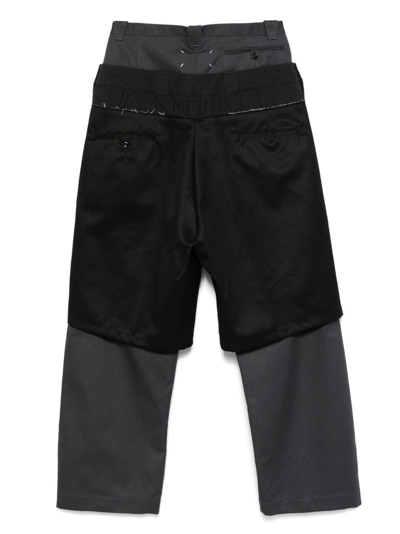 Maison Margiela layered trousers outlook