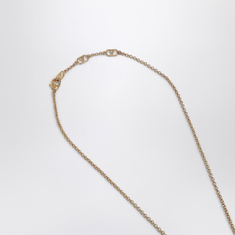Valentino Garavani Ovalette Necklace With Swarovski Pearl Women - 2
