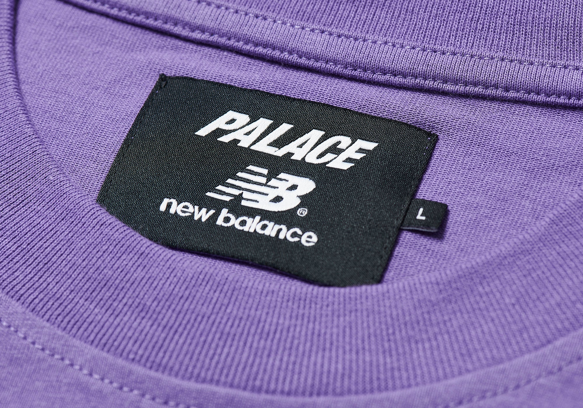 PALACE NEW BALANCE LOGO T-SHIRT PURPLE - 3