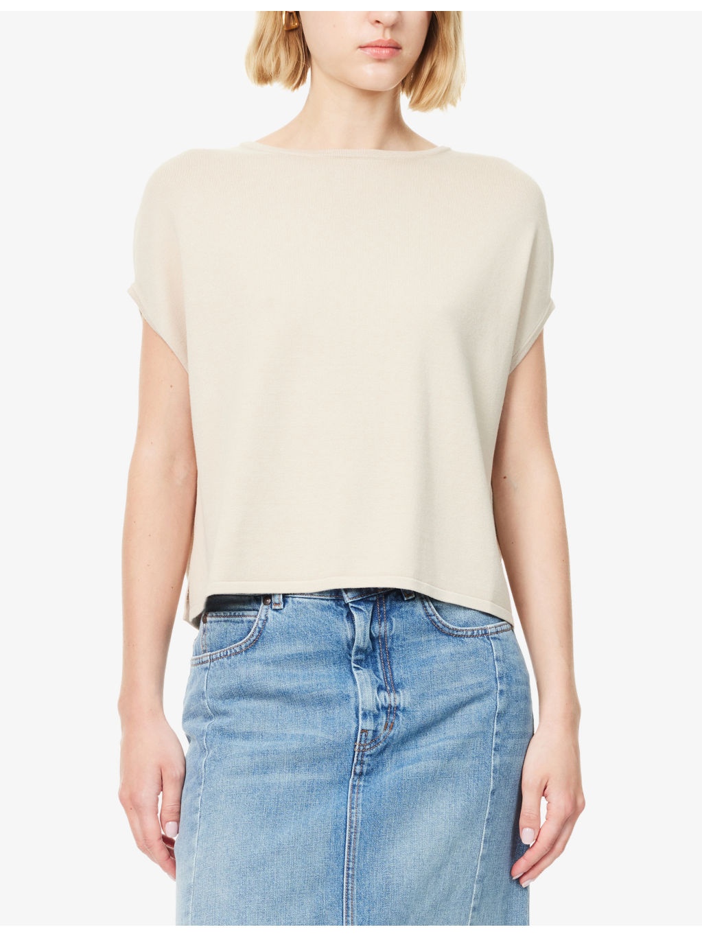Breda Sleeveless Stretch-Knit Top - 3