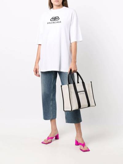 BALENCIAGA logo-print tote bag outlook