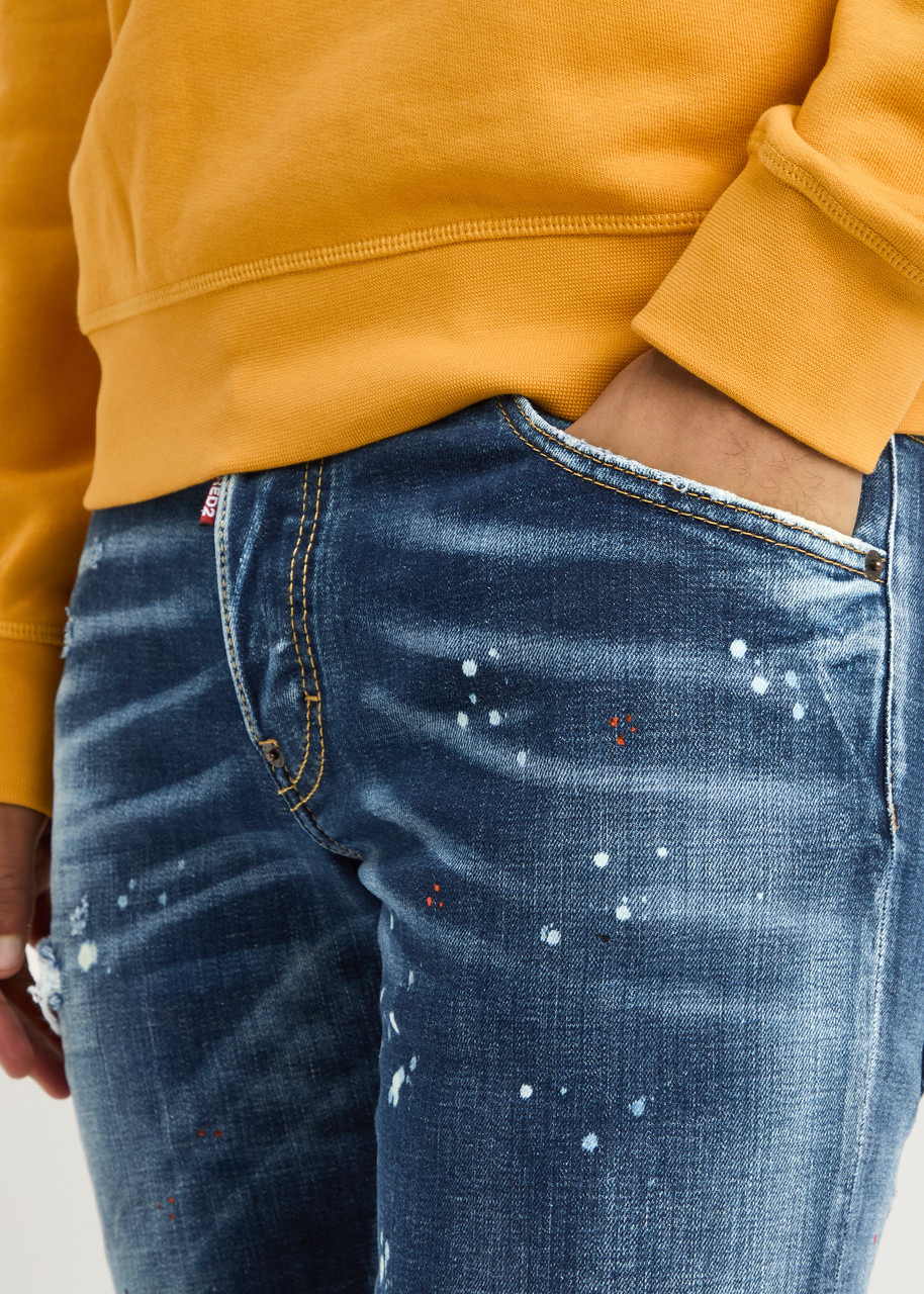 DSQUARED2 Skater Distressed Skinny Jeans - 5
