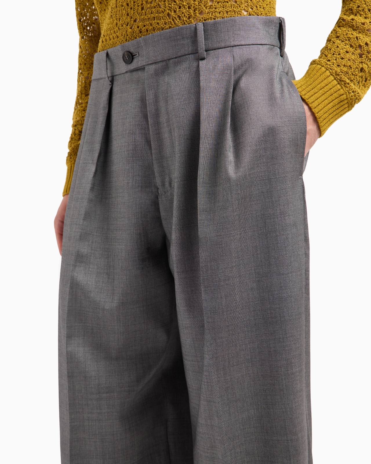 EMPORIO ARMANI FASHION TROUSERS | REVERSIBLE