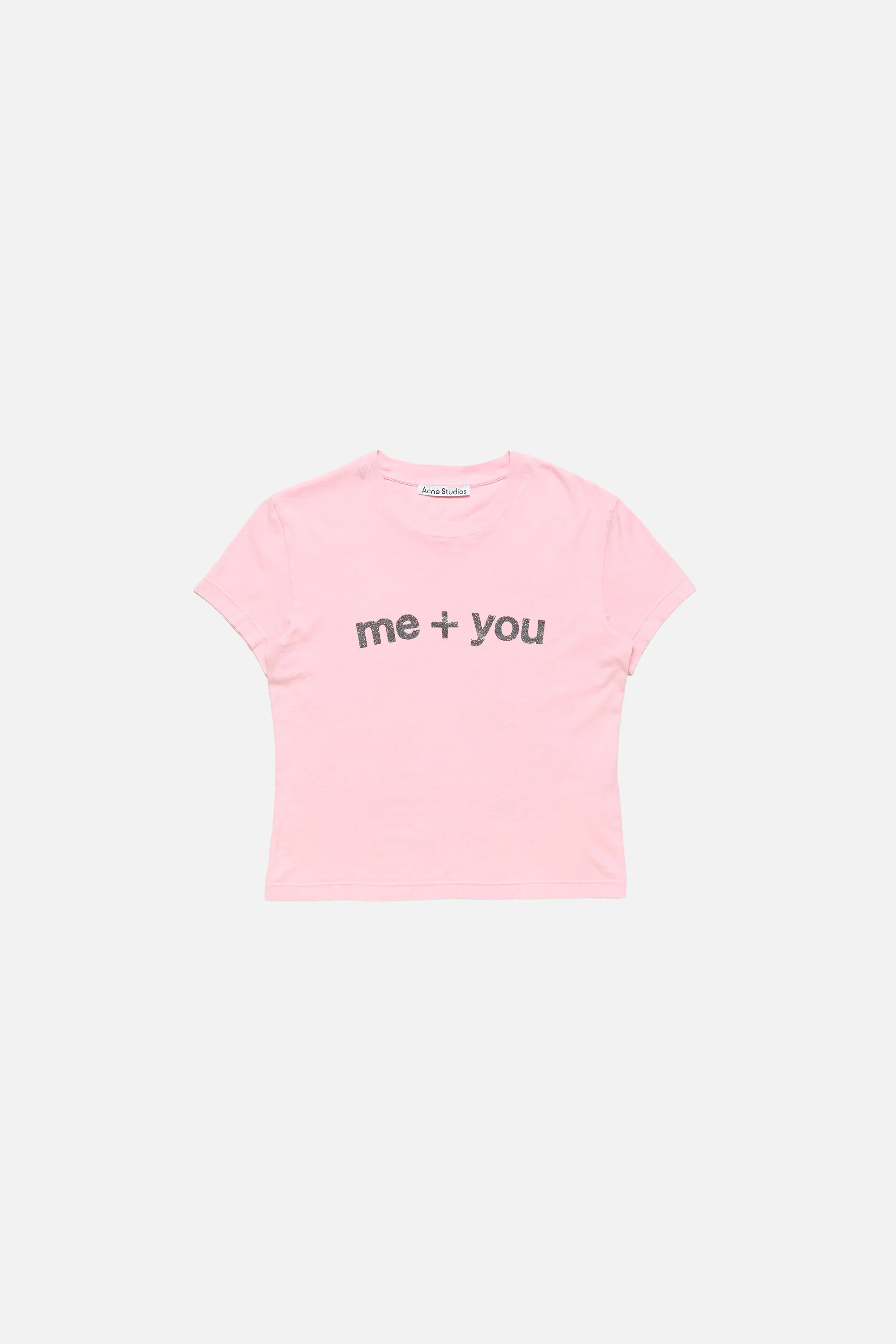 Fitted graphic t-shirt - Pale Pink - 1