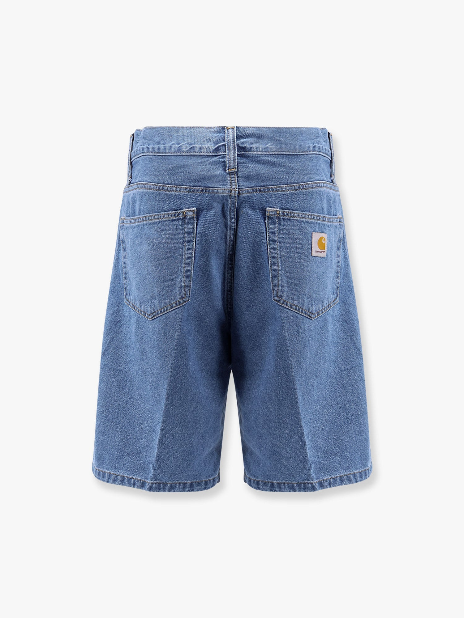 Carhartt Wip Landon Denim Shorts With Logo Patch - 2