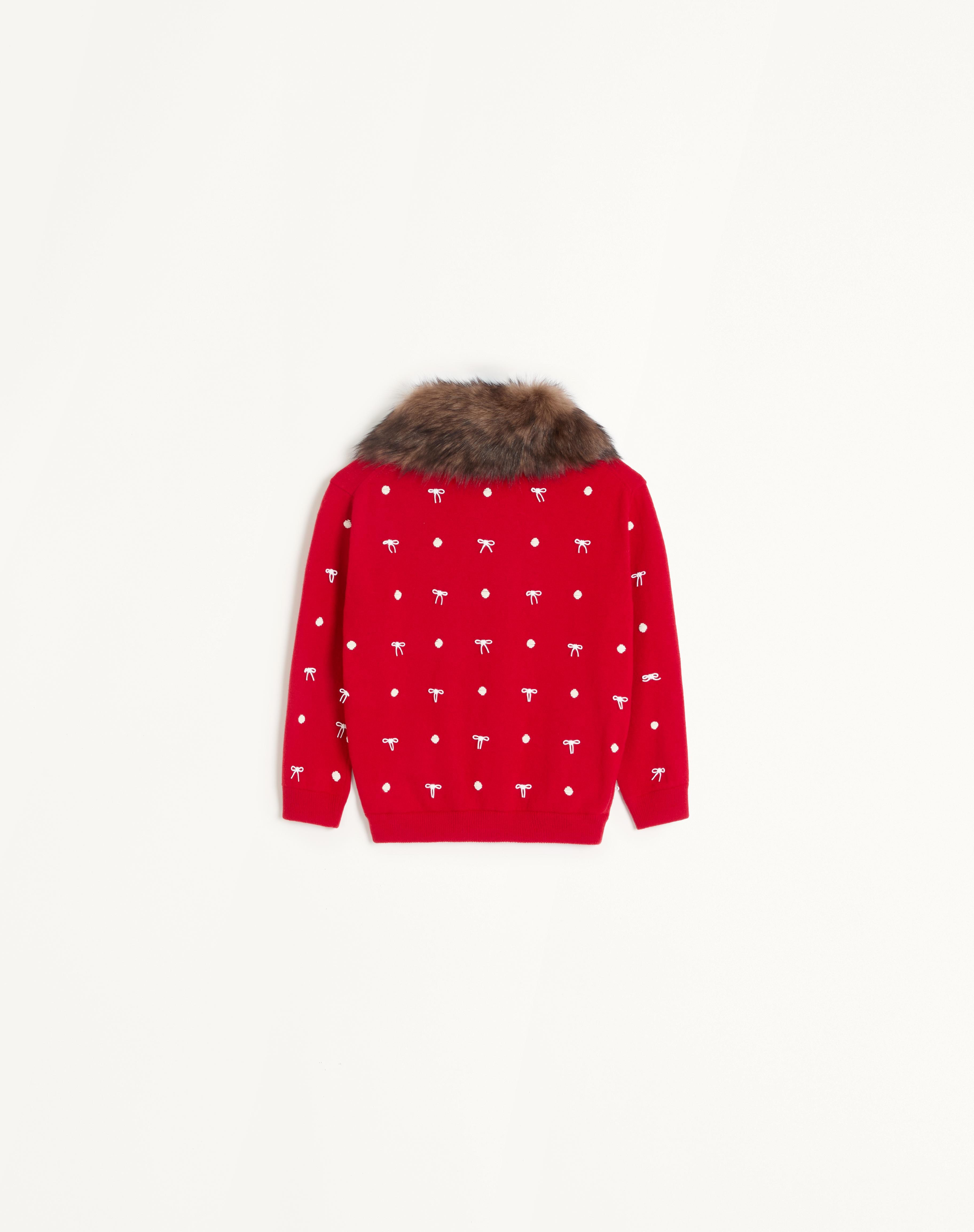 EMBROIDERED WOOL CARDIGAN - 2