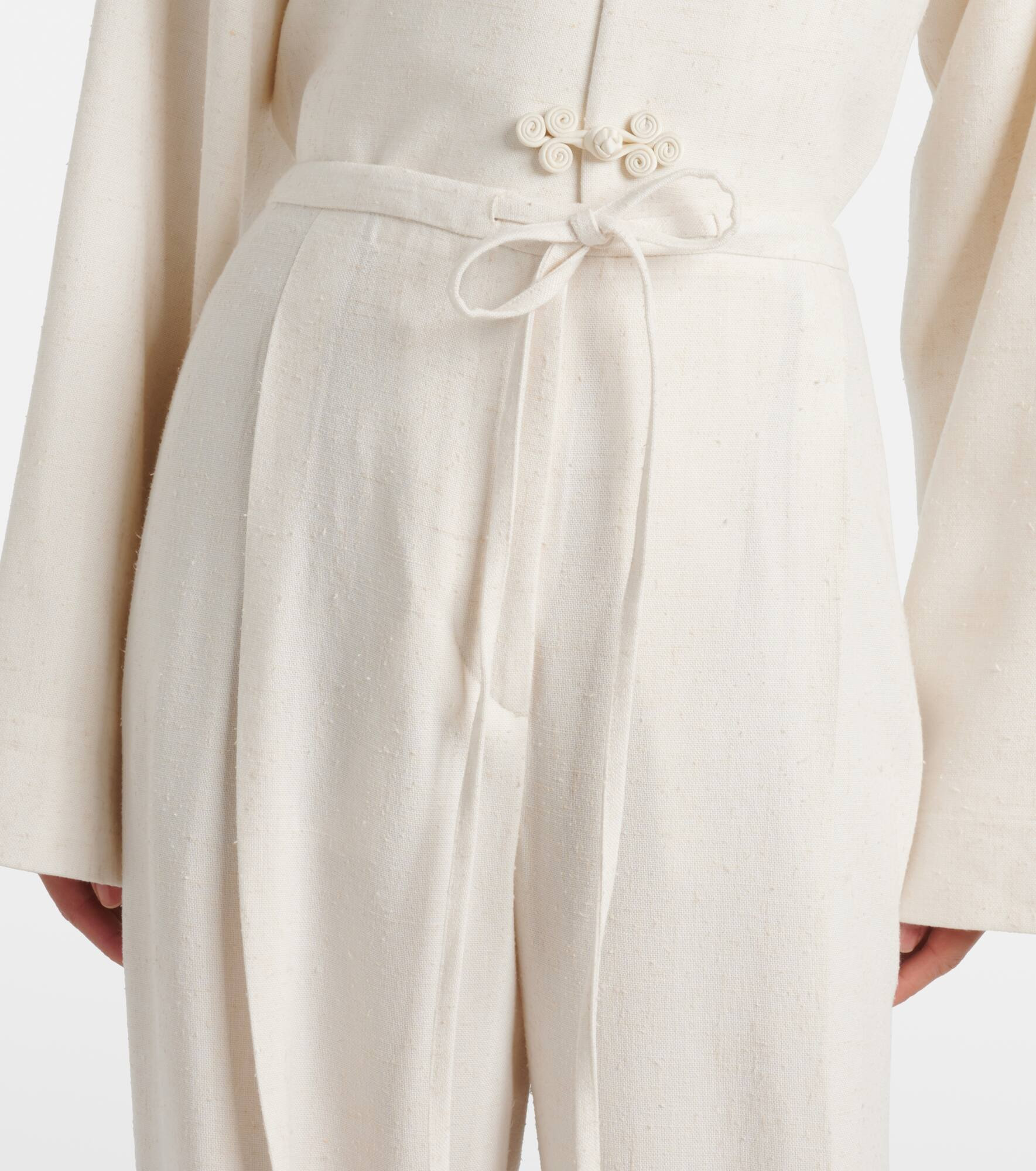 High-rise wide-leg pants - 4
