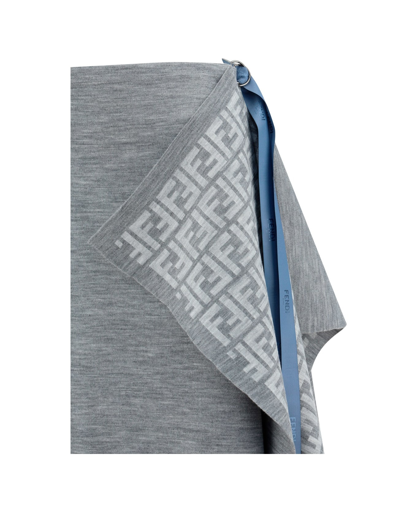 Asymmetrical Hem Midi Skirt - 3