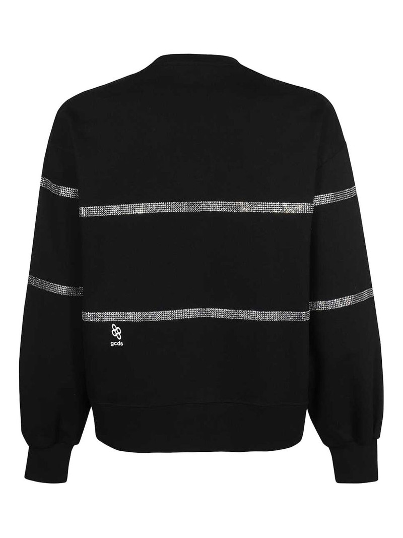 GCDS rhinestone-embellished sweatshirt outlook