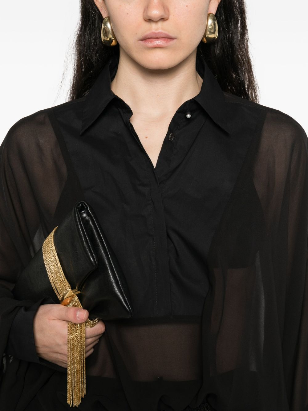 button-down long-sleeve bodysuit - 5