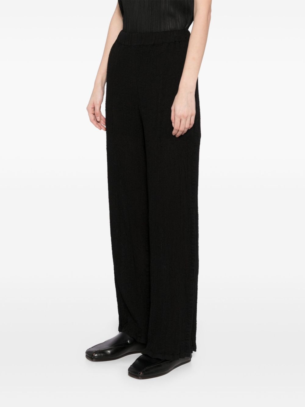 mesh detailing pants - 3