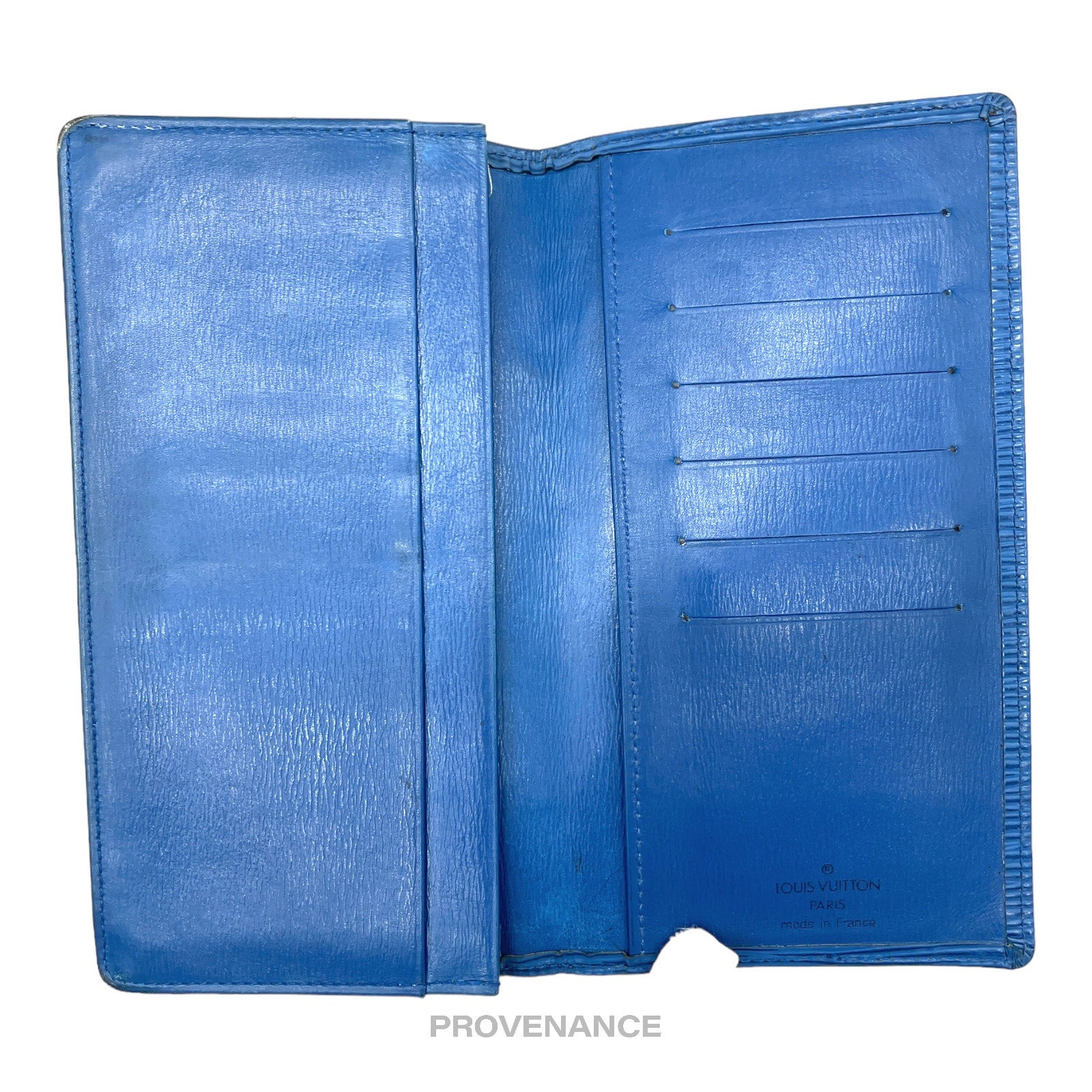 Louis Vuitton Long Wallet - Toledo Blue Epi Leather - 7