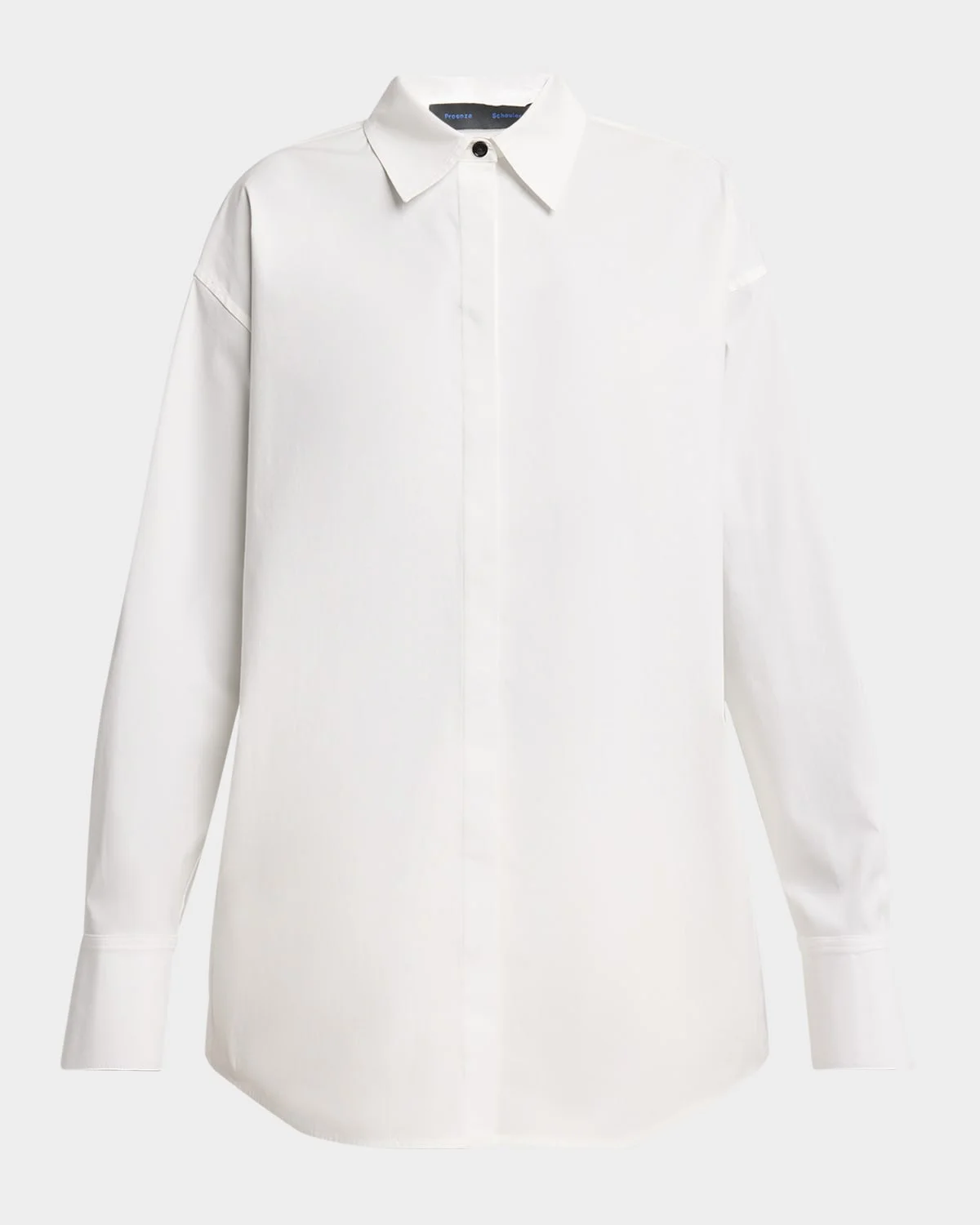Addy Compact Cotton Poplin Button-Down Shirt - 1