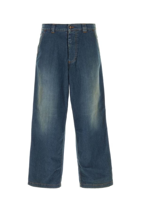 Denim wide-leg jeans - 1