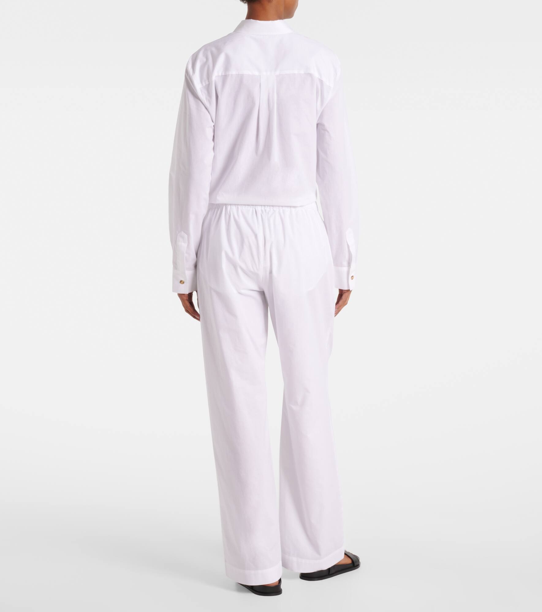 Rosa cotton straight pants - 3