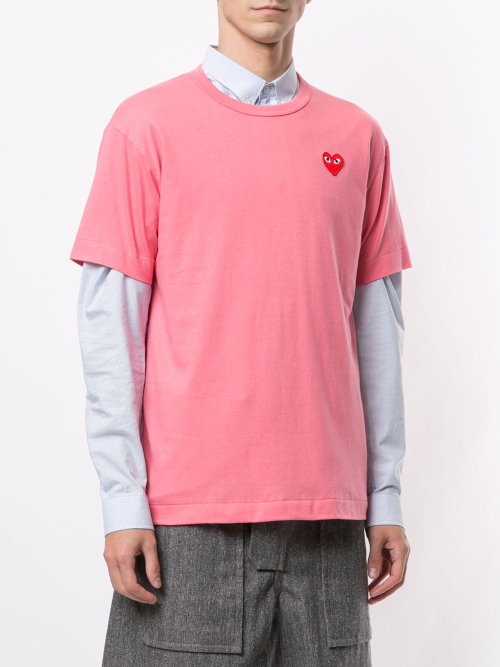 EMBROIDERED HEART REGULAR FIT T-SHIRT - 2