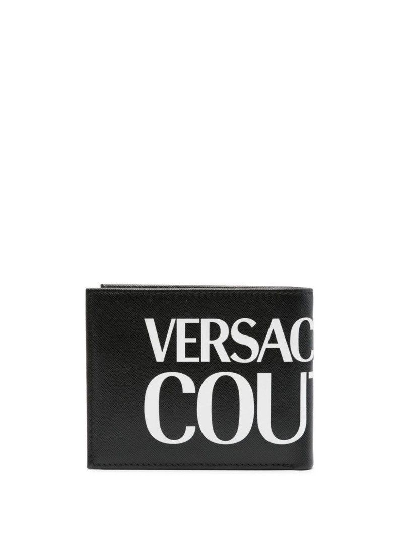VERSACE JEANS COUTURE logo-print leather wallet outlook