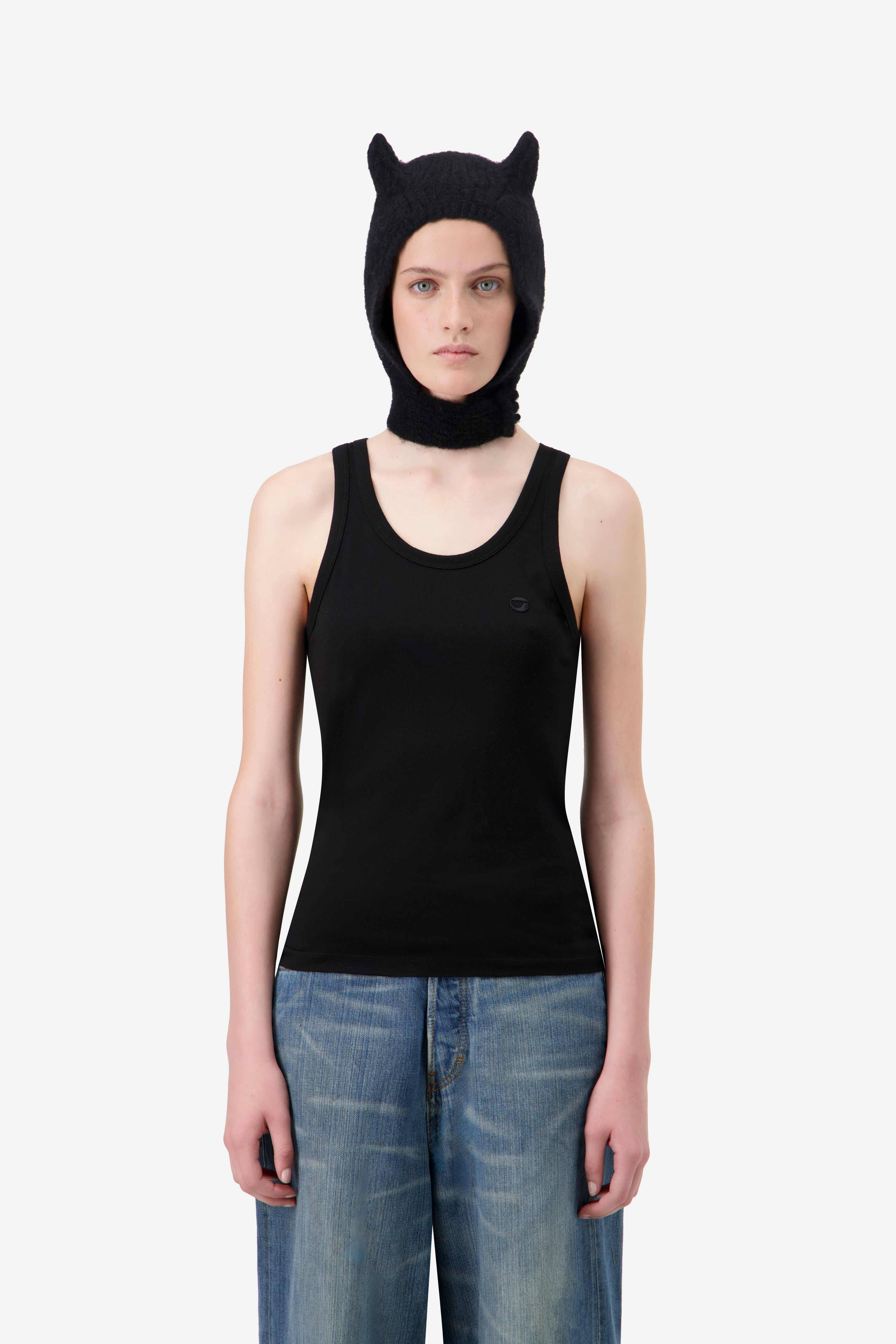 Knitted Horn Beanie - 2