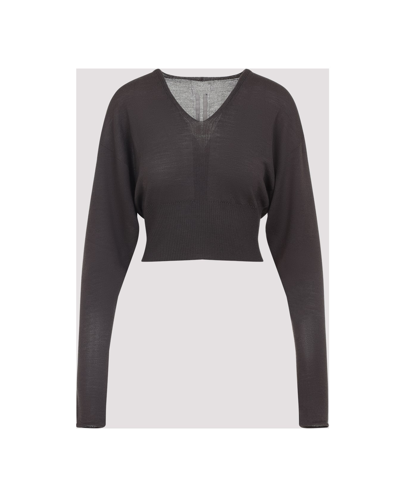 V Cropped Pullover - 3