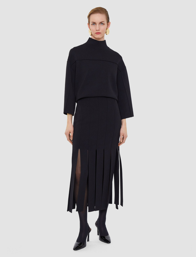 JOSEPH Lagny Compact Milano Knit Skirt outlook