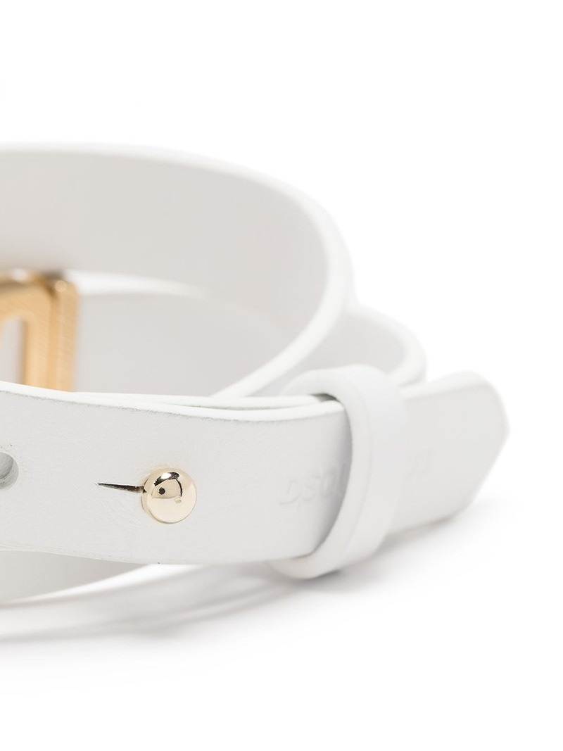 Icon wraparound leather bracelet 3