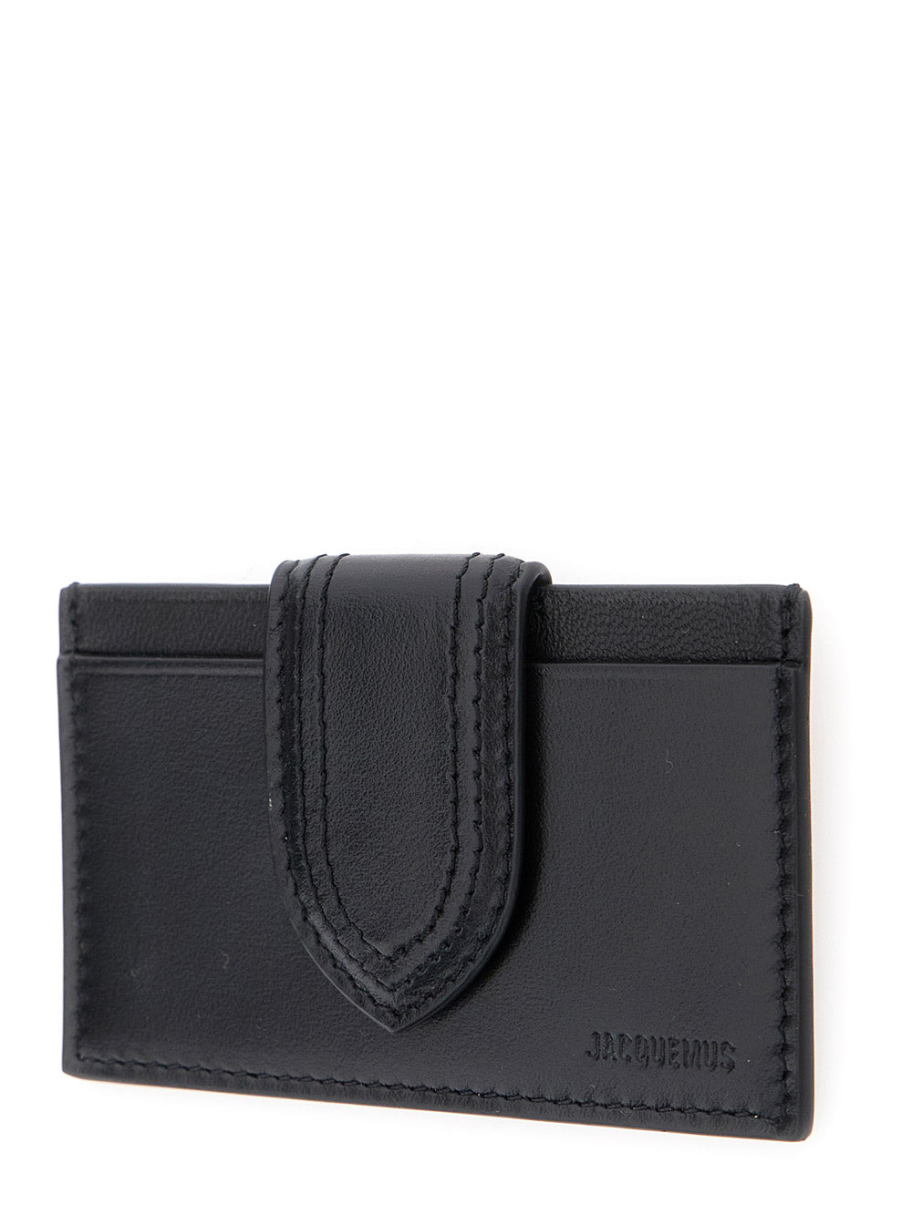 Jacquemus Women 'Le Porte-Cartes Bambino' Black Card Holder With Magnetic Closure In Leather Woman - 2