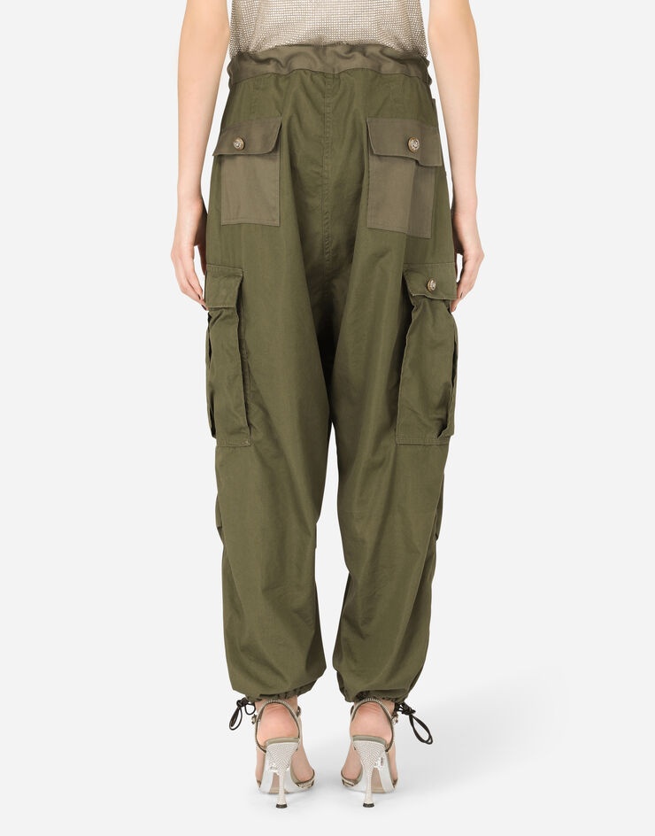 Cotton cargo pants - 3