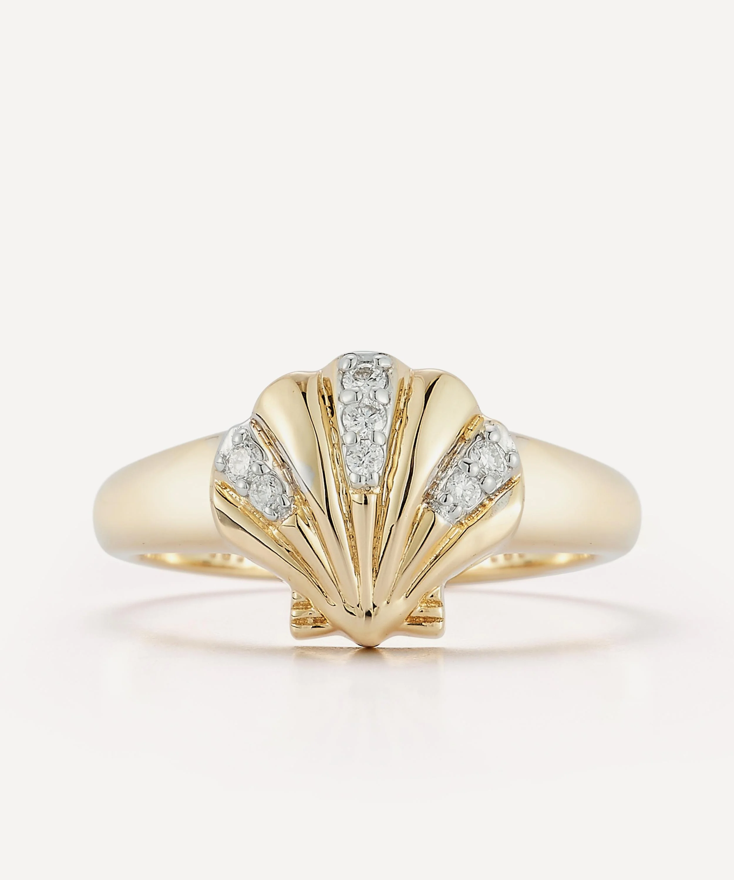 14ct Gold Venus Signet Ring - 1