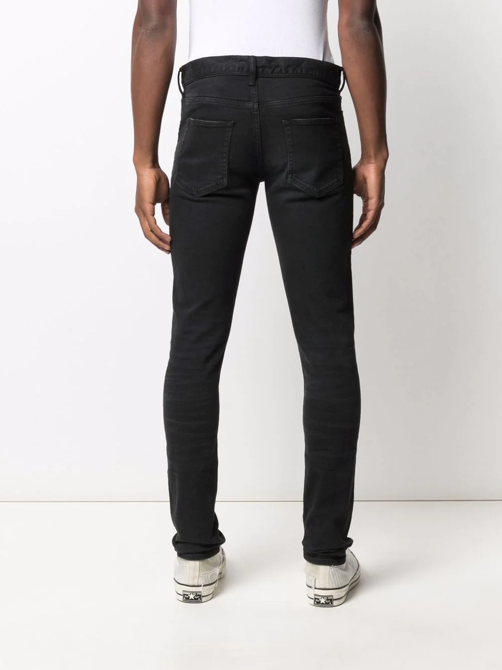 mid-rise skinny jeans - 4