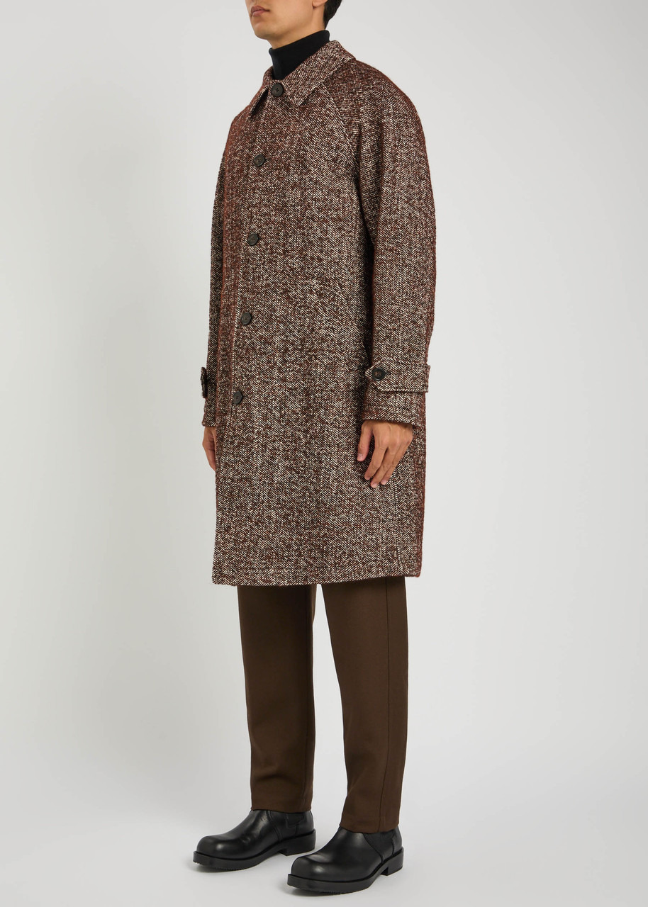 Officine Générale Hudson Fuzzy Herring Cotton-blend Coat - 2