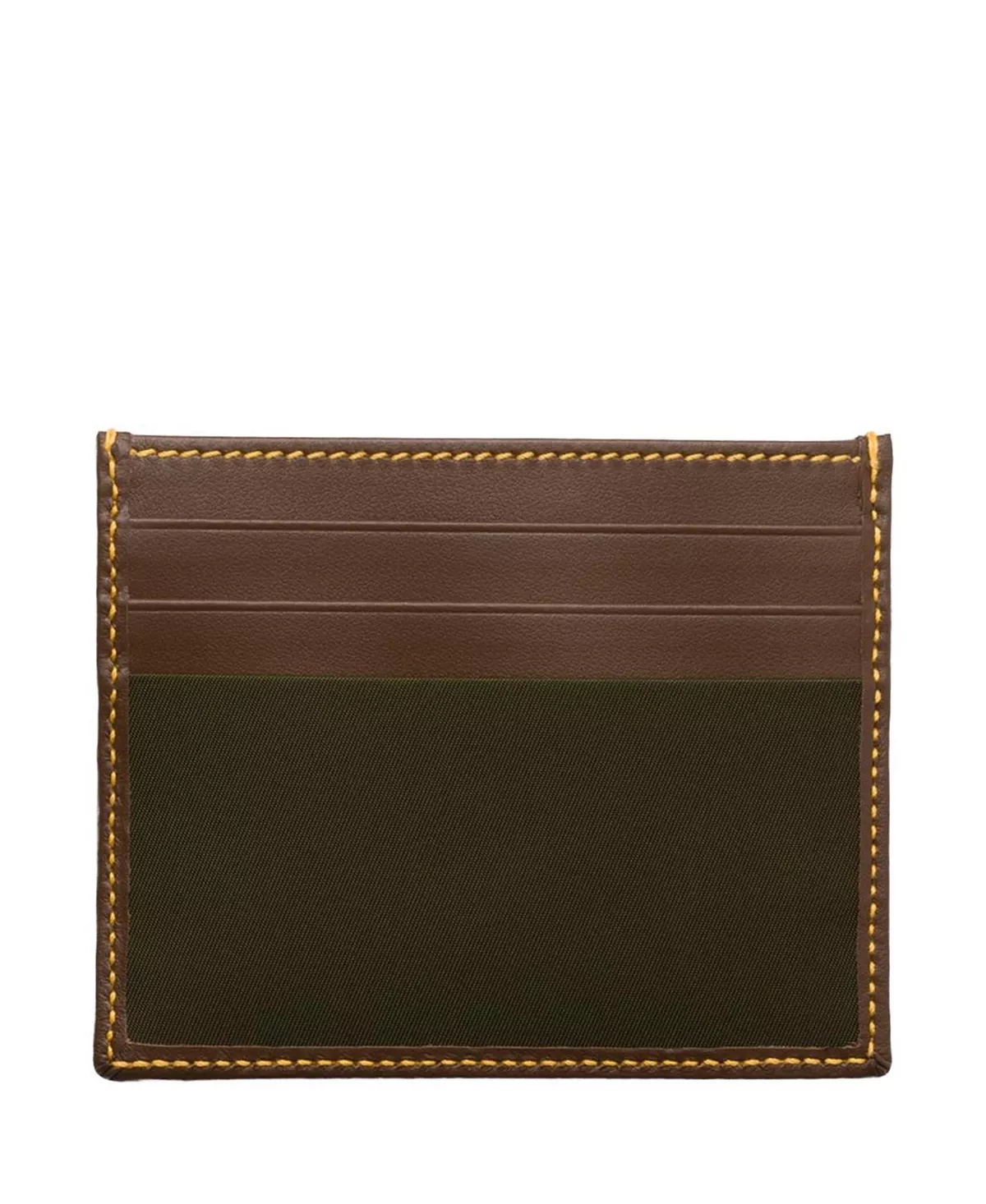 Re-Nylon and Leather Card Holder - 2
