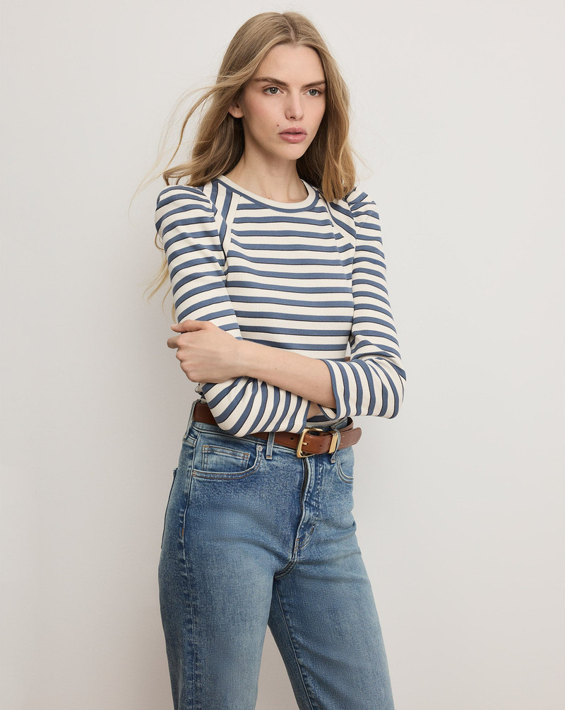 VERONICA BEARD DELANO PUFF-SLEEVE T-SHIRT outlook