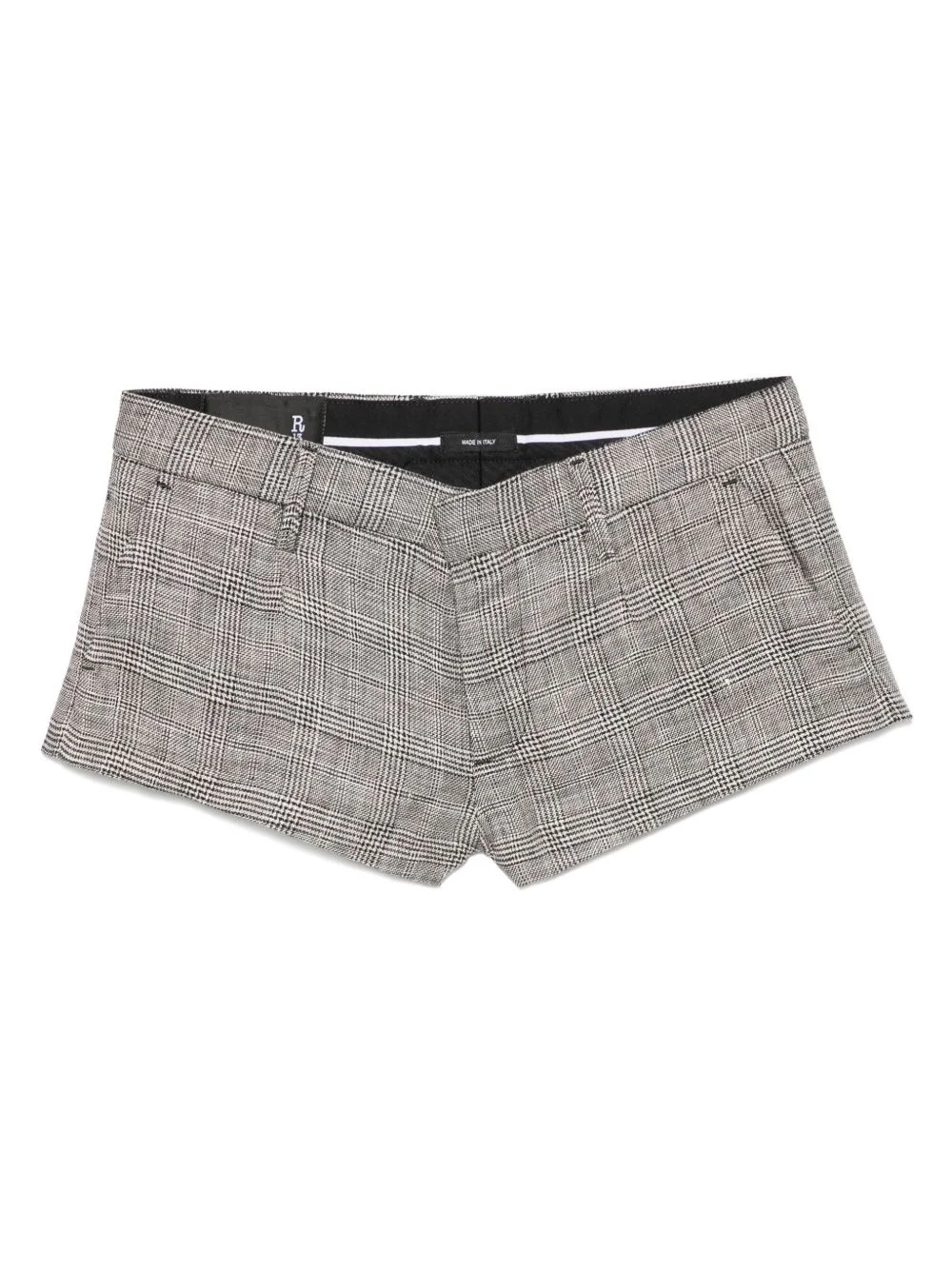 tailored mini shorts - 1