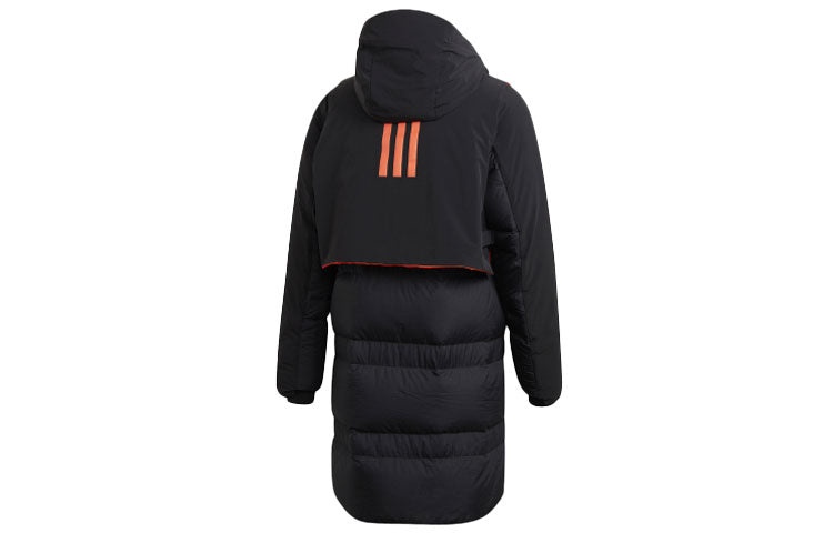 adidas Myshelter CR Stay Warm Detachable Reversible vest Sports Reflective mid-length hooded down Ja - 2