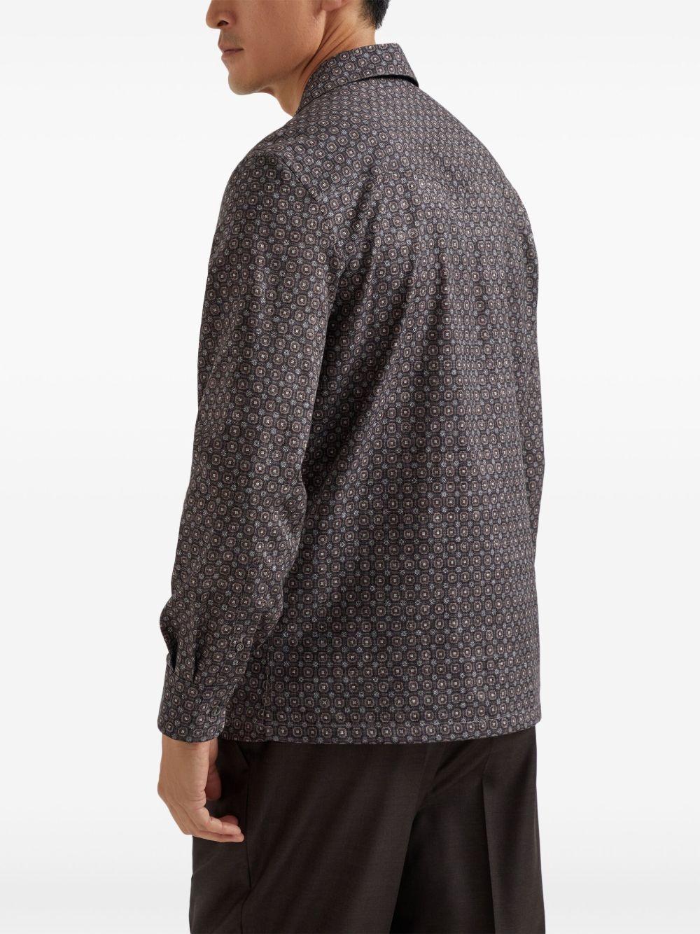 camp-collar shirt - 3
