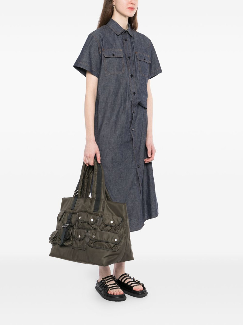 sacai multi-pocket tote bag outlook