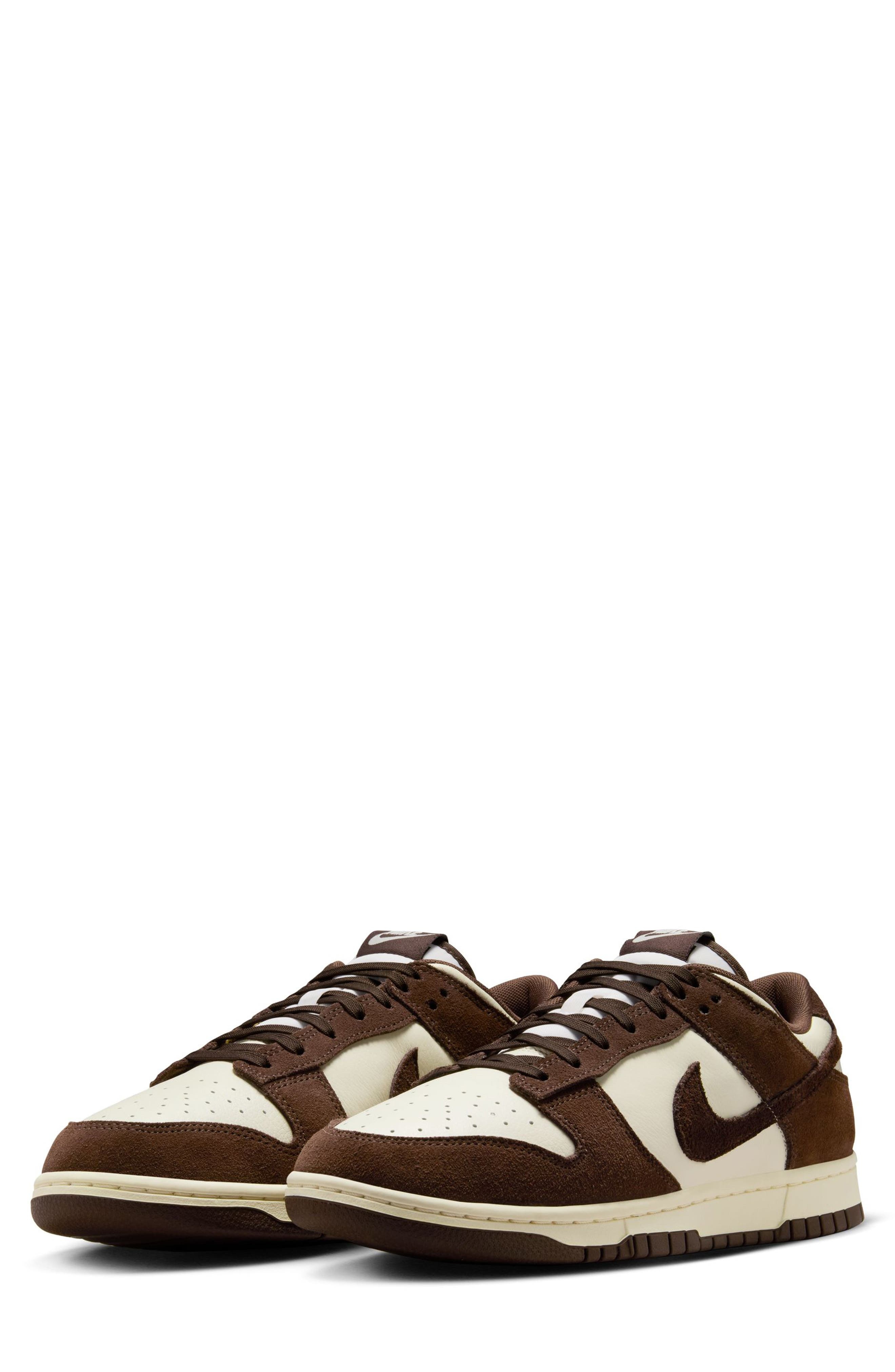 Nike Dunk Low SE Basketball Sneaker in Pale Ivory/Baroque Brown at Nordstrom - 1