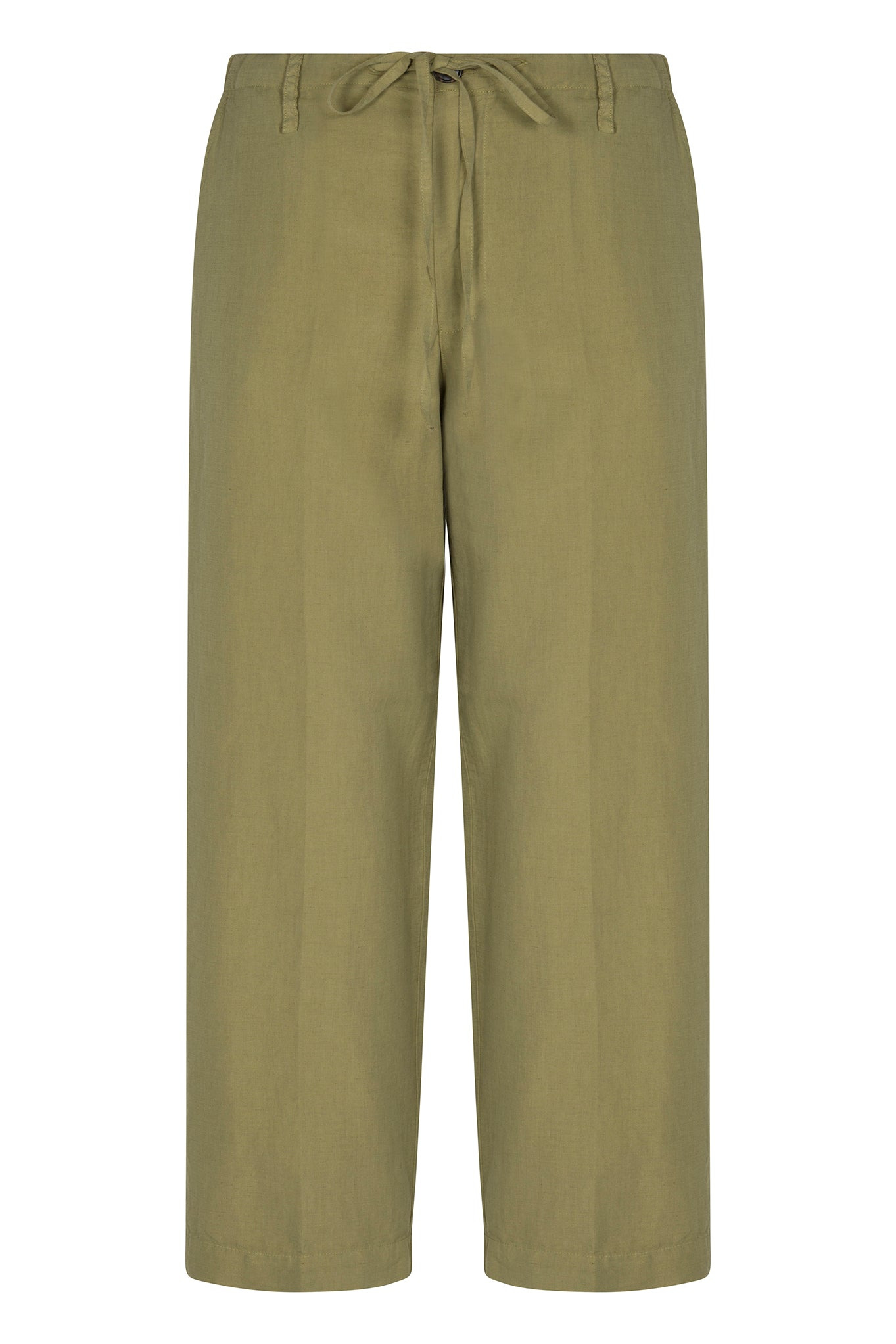 ARMY LINEN AMALFI PANTS - 9