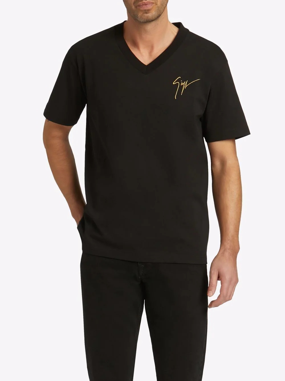 embroidered logo T-shirt - 2