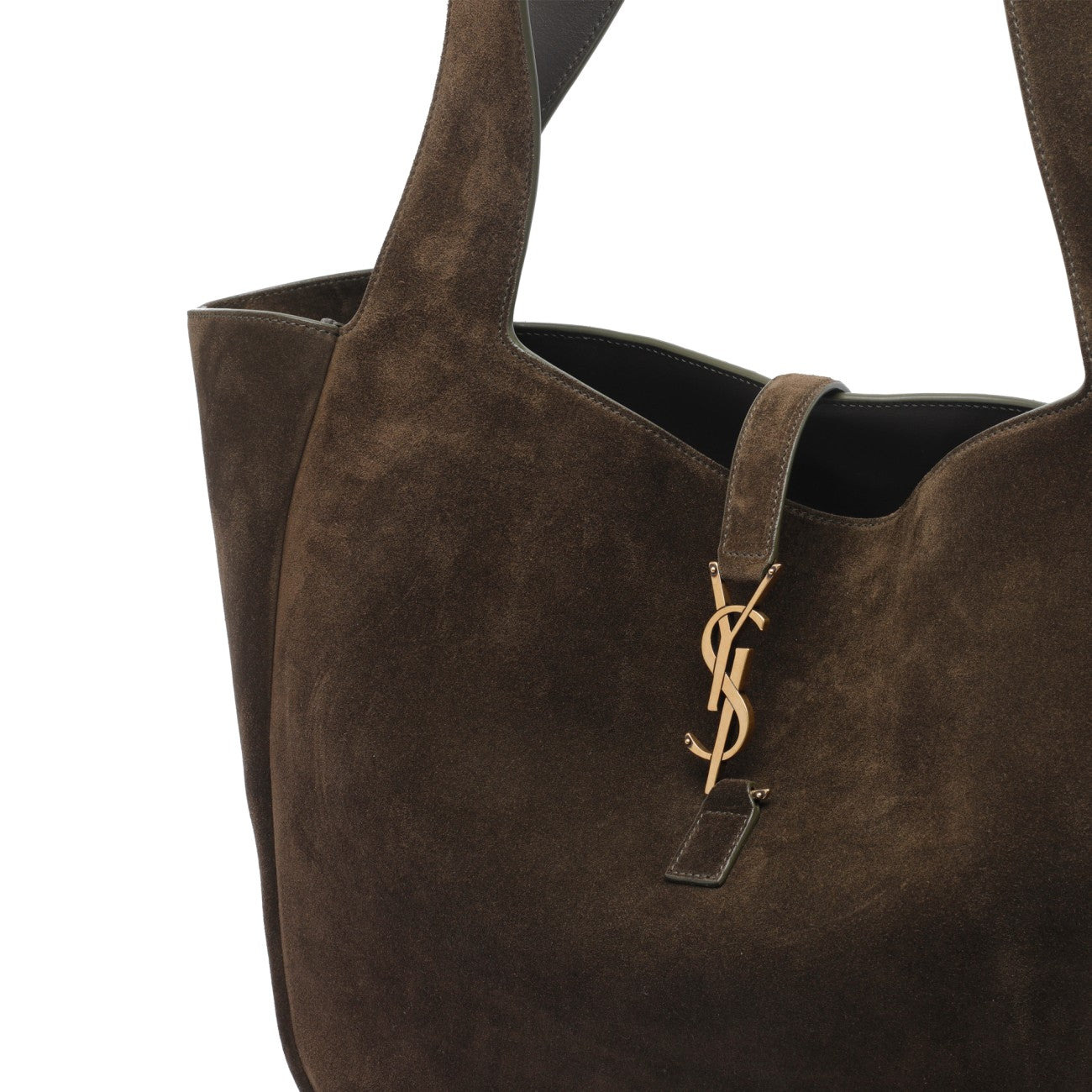 Saint Laurent Women Suede Le 5 A 7 Bea Shoulder Bag - 4