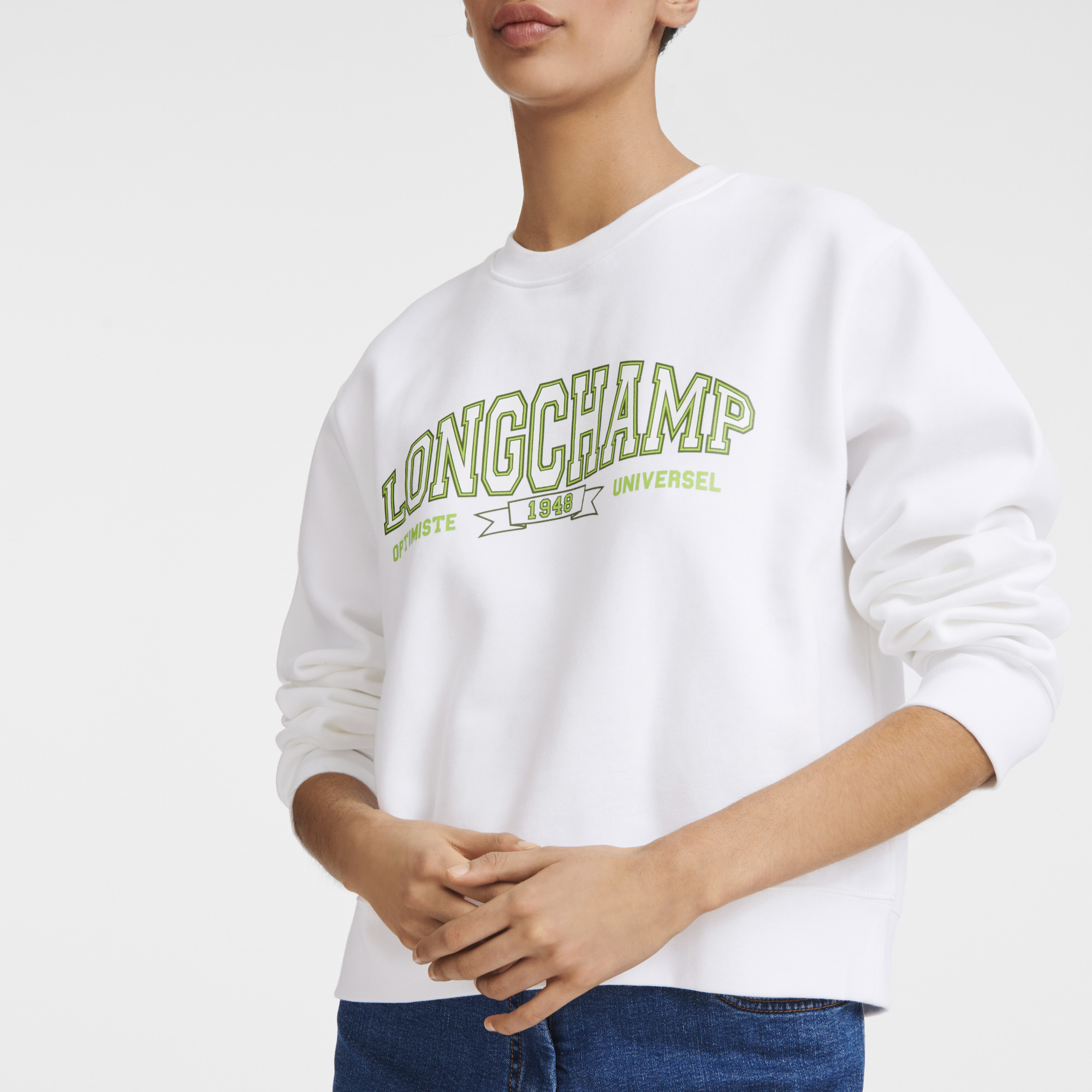 Sweatshirt White - Jersey - 4