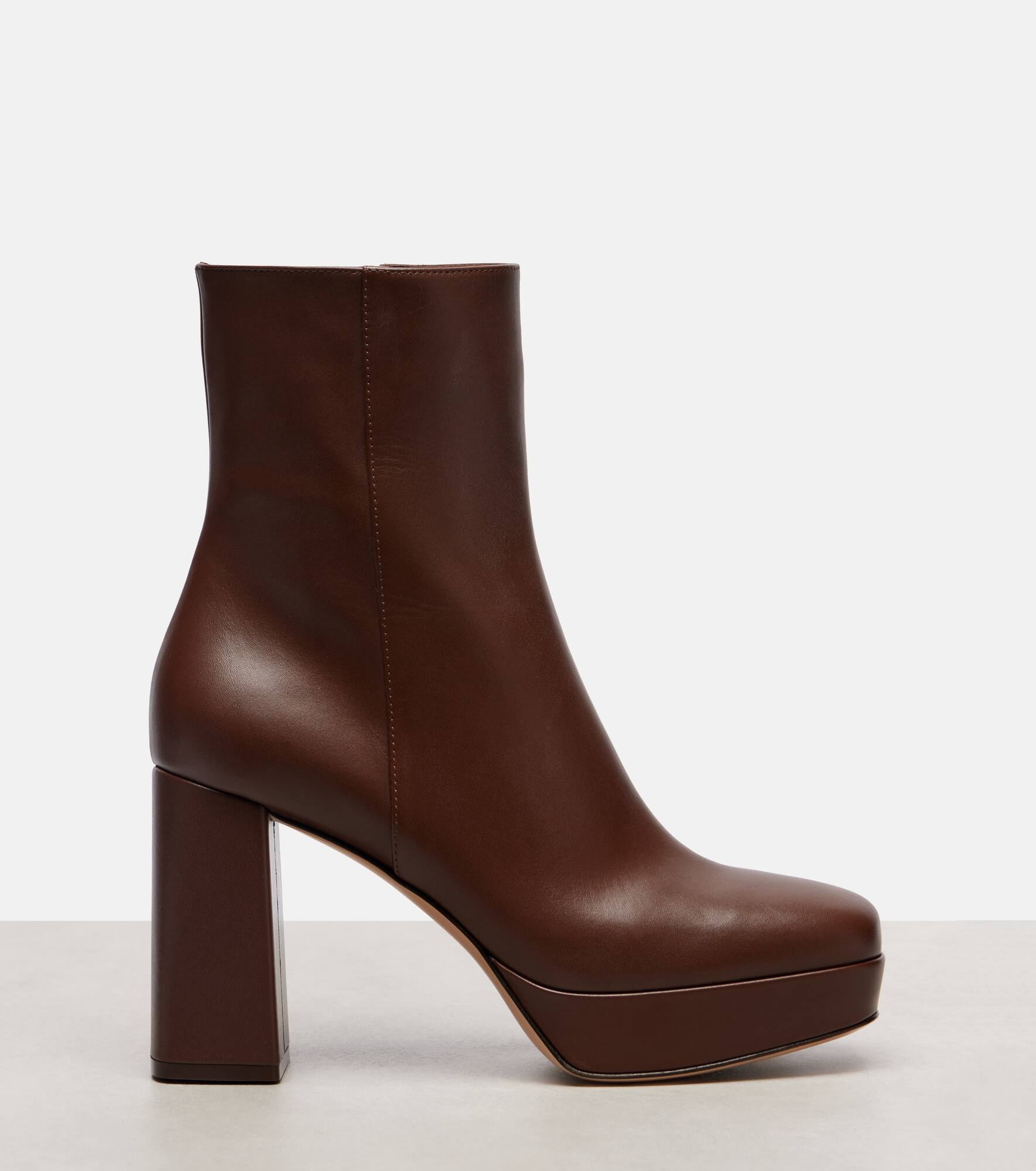 Daisen 95 leather platform ankle boots - 4