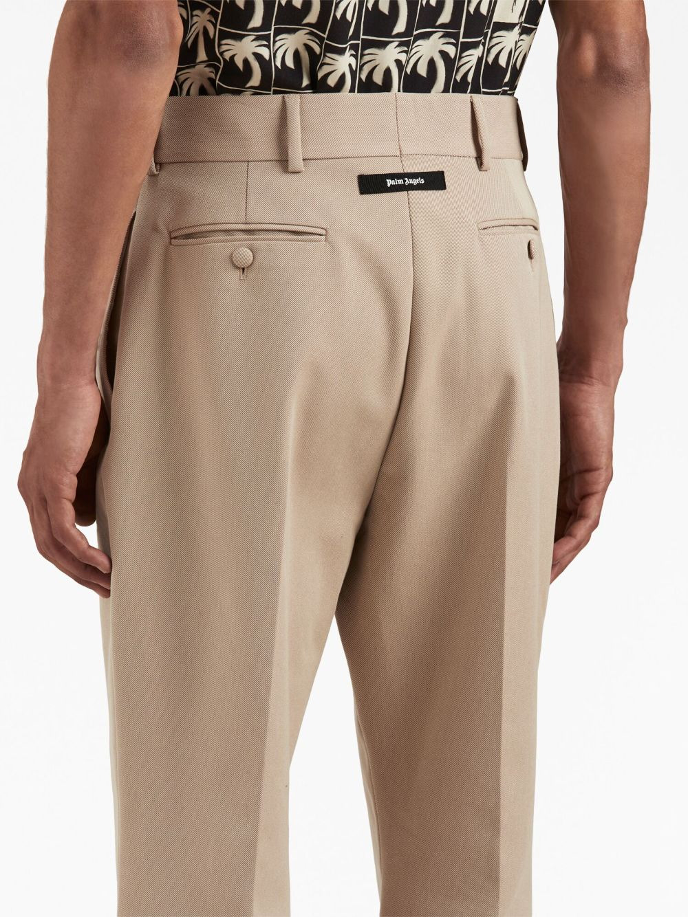 Palm Angels Trousers Beige - 2